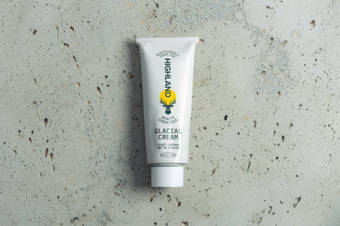 Highland Style Glacial Cream on marble counter top