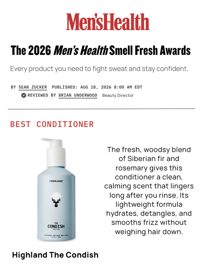 mens health smell fresh awards the condish by highland