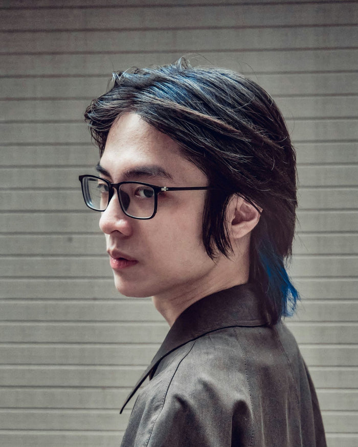 side profile of the Modern mullet